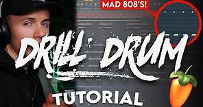 UK DRILL DRUM SECRETS (How To Make UK Drill Drums - FL Studio)
