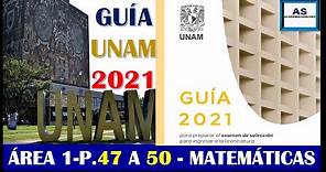 GUIA DE LA UNAM 2021 AREA 1
