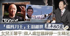 【獨臂刀王】王羽因病離世終年80歲　王馨平悼亡父：萬般不捨 - 香港經濟日報 - TOPick - 娛樂