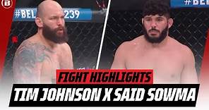 A True Heavyweight Clash | Tim Johnson x Said Sowma Fight Highlights | Bellator MMA
