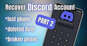How to recover your Discord account with lost Authenticator / Backup code | Part 2