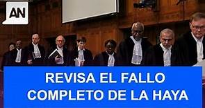 Completo: Fallo de la Corte de La Haya Bolivia - Chile 2018