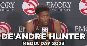 De'Andre Hunter Press Conference | Atlanta Hawks Media Day 2023