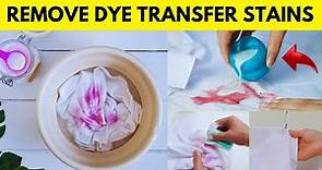Vinegar Trick to Remove Dye Transfer Stains from White or Colored Clothes Without Bleach After Dryin