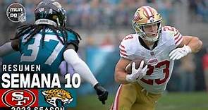 San Francisco 49ers vs Jacksonville Jaguars | Semana 10 NFL 2023 | NFL Highlights Resumen en español