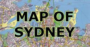 MAP OF SYDNEY [ AUSTRALIA ]