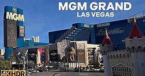 MGM GRAND LAS VEGAS WALKING TOUR | 4K | LAS VEGAS NEVADA