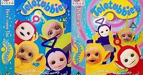 Here Come the Teletubbies (BBCV 6186) / Dance with the Teletubbies (BBCV 6297) 1997 UK VHS