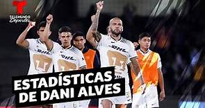 Estadísticas de Dani Alves en Pumas UNAM | Telemundo Deportes
