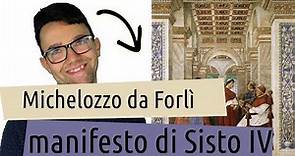 Melozzo da Forlì - Manifesto di Sisto IV