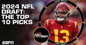 Mini Mock Draft: Mel Kiper Jr. analyzes picks 1-10 of the 2024 NFL draft | First Draft 🏈