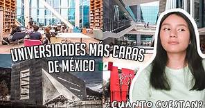 7 UNIVERSIDADES MÁS CARAS DE MÉXICO 2020🇲🇽 ¿CUÁL ES LA MÁS CARA? ¿CUANTO CUESTAN? IBERO, ITESM, UDEM