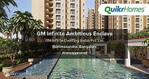 GM Infinite Ambitious Enclave | Bommasandra | Bangalore | Apartment tour | Quikr Homes
