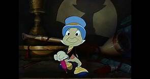Pinocchio (1940) - Jiminy Crickett Enters Geppetto's Home