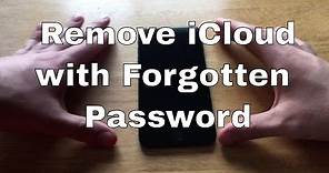 How to Remove iCloud account without a password