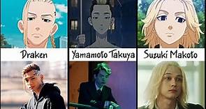 Tokyo Revengers Live Action vs Anime Characters Comparison
