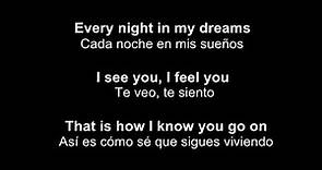 ♥ My Heart Will Go On ♥ Mi Corazón Seguirá Viviendo~"Titanic"~subtitulada inglés/español-Celine Dion