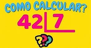 COMO CALCULAR 42 DIVIDIDO POR 7? | Dividir 42 por 7