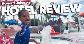 Howard Johnson Anaheim Review | Park View Room Tour + Water Park | Disneyland Good Neighbor Hotels