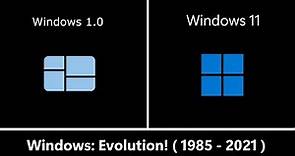 Windows Evolution | 1985 - 2021