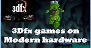 How to run 3Dfx Glide/Voodoo games on modern Windows, and run them in HD with widescreen!