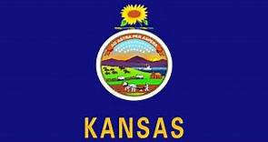 Bandera e Himno de Kansas (Estados Unidos) - Flag and Anthem of Kansas (United Estates)
