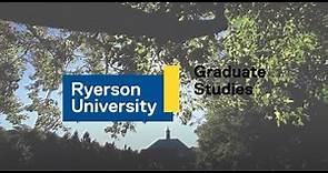 Fall Welcome from Ryerson Graduate Studies