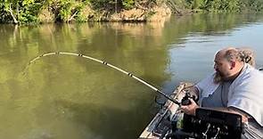 Arkansas river catfishing in 9000 degree heat with super secret bait