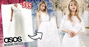 I Tried On CHEAP Wedding Dresses From ASOS