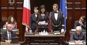 Laura Boldrini Presidente della Camera