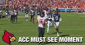 UL QB Brock Domann Flies For First Career TD | ACC Must See Moment