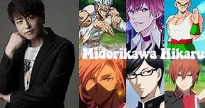 Midorikawa Hikaru - 15 Anime Characters