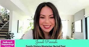 INTERVIEW: Actress JANEL PARRISH from Family History Mysteries: Buried Past (Hallmark)