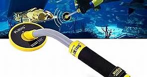 750 Underwater Metal Detector with Vibration and LCD Detection Indicator - PI Waterproof Probe Pulse Induction Technology Metal Detector Handheld Targeting Pinpointer