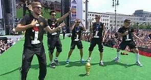 German football team celebrates World Cup victory