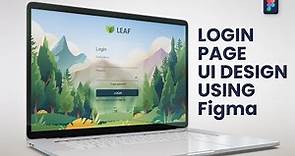 How to create a login page using Figma | Login Page UI Design Tutorial using Figma | Figma Tutorial