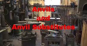 Blacksmithing anvils and anvil substitutes