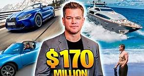 Matt Damon's Lifestyle 2023 | Net Worth, Car Collection, Mansion, Private Jet...