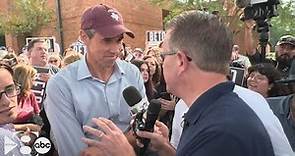 Texas Governor Election: Beto O'Rourke full interview at the polls