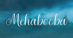 Mehabooba (Lyrics) [HINDI] - Ananya Bhat | 🎬KGF Chapter 2
