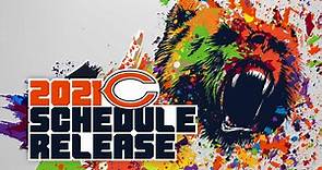 Chicago Bears 2021 Schedule Release