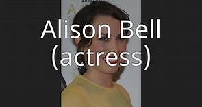 Alison Bell (actress)