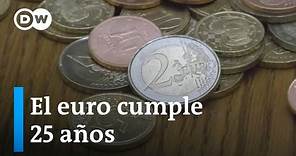 Desde hace 25 años el euro es la moneda común de varios países de la Unión Europea