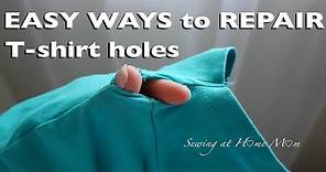 Sewing Holes in Clothes | Sewing Hacks | Easy Repair | Repair Armpit Hole