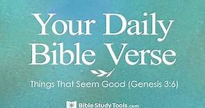 Things That Seem Good (Genesis 3:6)