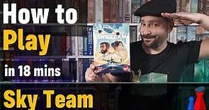 How to play Sky Team boardgame (all modules explained) - Peaky Boardgamer