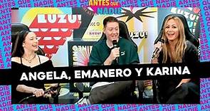 EXCLUSIVO: KARINA, ANGELA TORRES Y EMANERO PRESENTAN "SINVERGÜENZA" EN #ANTESQUENADIE