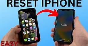 How to Reset iPhone to Factory Settings - 2023