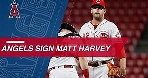 Matt Harvey signs with the Angels on a one-year deal