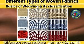 Different Types of Woven Fabrics | Woven Fabric Construction | Different Types of Weaving Part-2